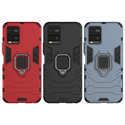 Shockproof Bumper For Vivo Y21 Case Vivo Y21 Cover TPU Armor PC Phone Back Cover Vivo Y20 Y30 Y70 Y21 Y31 Y51 Y52S Y53S Y72 Y73S