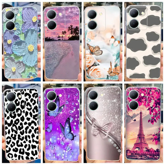 For Vivo Y36 5G Phone Case Vivo Y36 V2247 Back Cover Transparent Soft tpu Silicone Coque Fundas For Vivo Y31 Y 36 4G Bumper