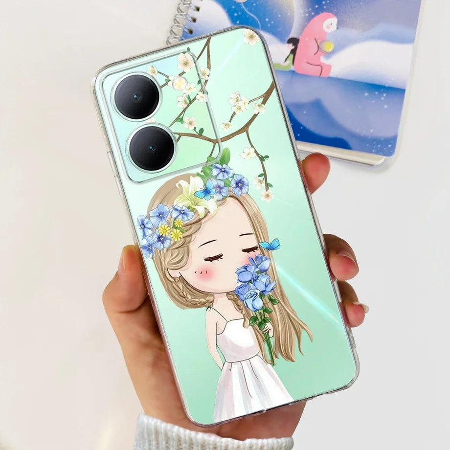 For Vivo Y36 5G Phone Case Vivo Y36 V2247 Back Cover Transparent Soft tpu Silicone Coque Fundas For Vivo Y31 Y 36 4G Bumper