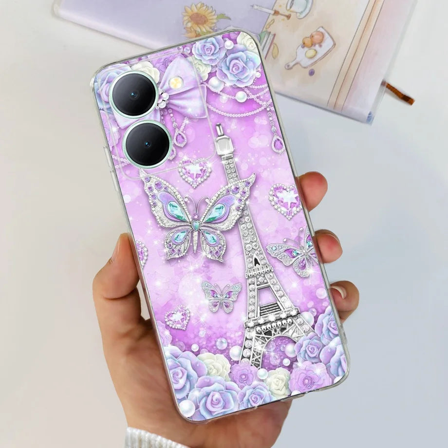 For Vivo Y36 5G Phone Case Vivo Y36 V2247 Back Cover Transparent Soft tpu Silicone Coque Fundas For Vivo Y31 Y 36 4G Bumper