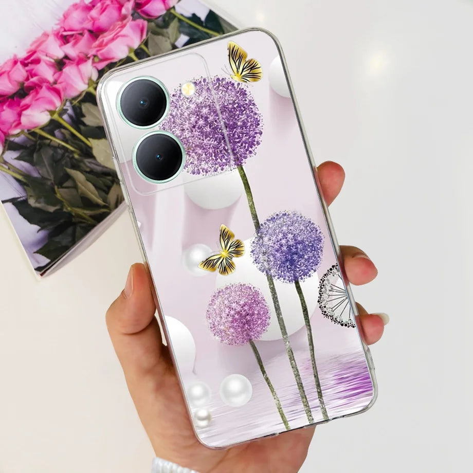 For Vivo Y36 5G Phone Case Vivo Y36 V2247 Back Cover Transparent Soft tpu Silicone Coque Fundas For Vivo Y31 Y 36 4G Bumper