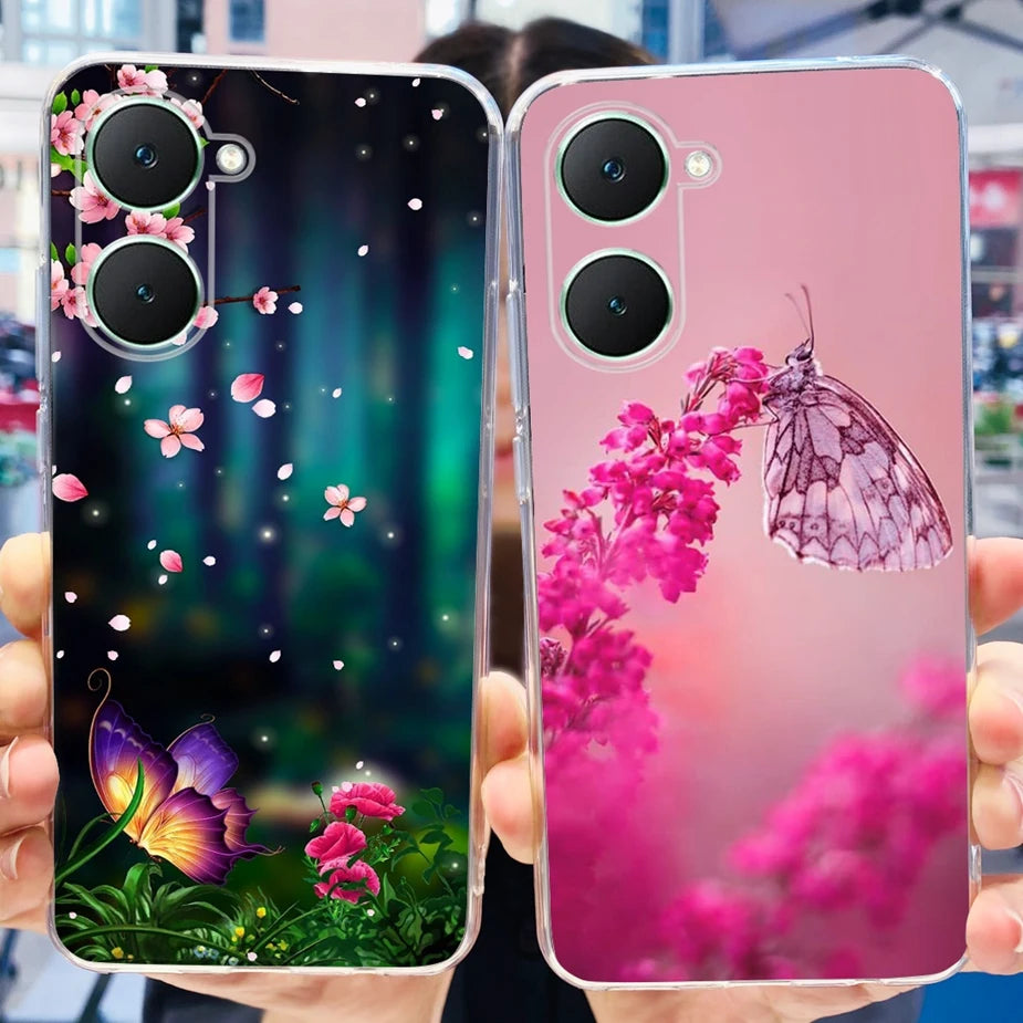 For Vivo Y03 4G Case V2332 New Fashion Painted Cover Soft Silicone Phone Case For Vivo Y03 Y 03 VivoY03 Fundas 6.56'' Back Cover