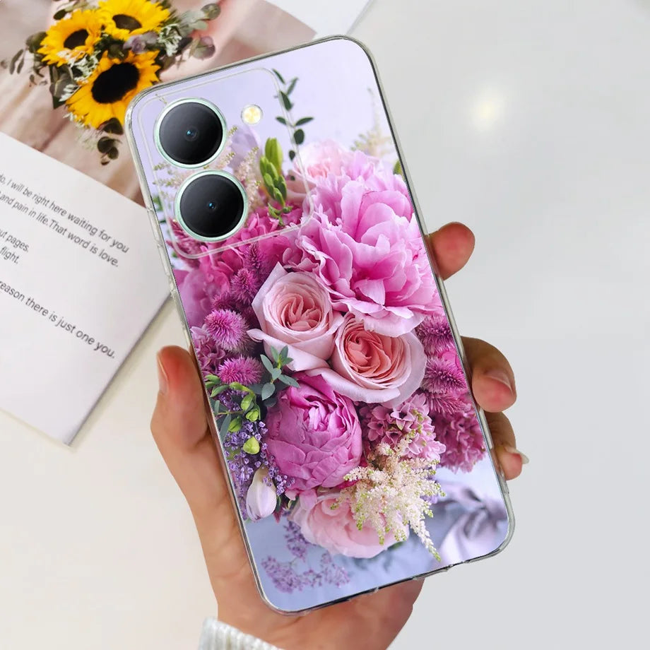 For Vivo Y36 5G Phone Case Vivo Y36 V2247 Back Cover Transparent Soft tpu Silicone Coque Fundas For Vivo Y31 Y 36 4G Bumper