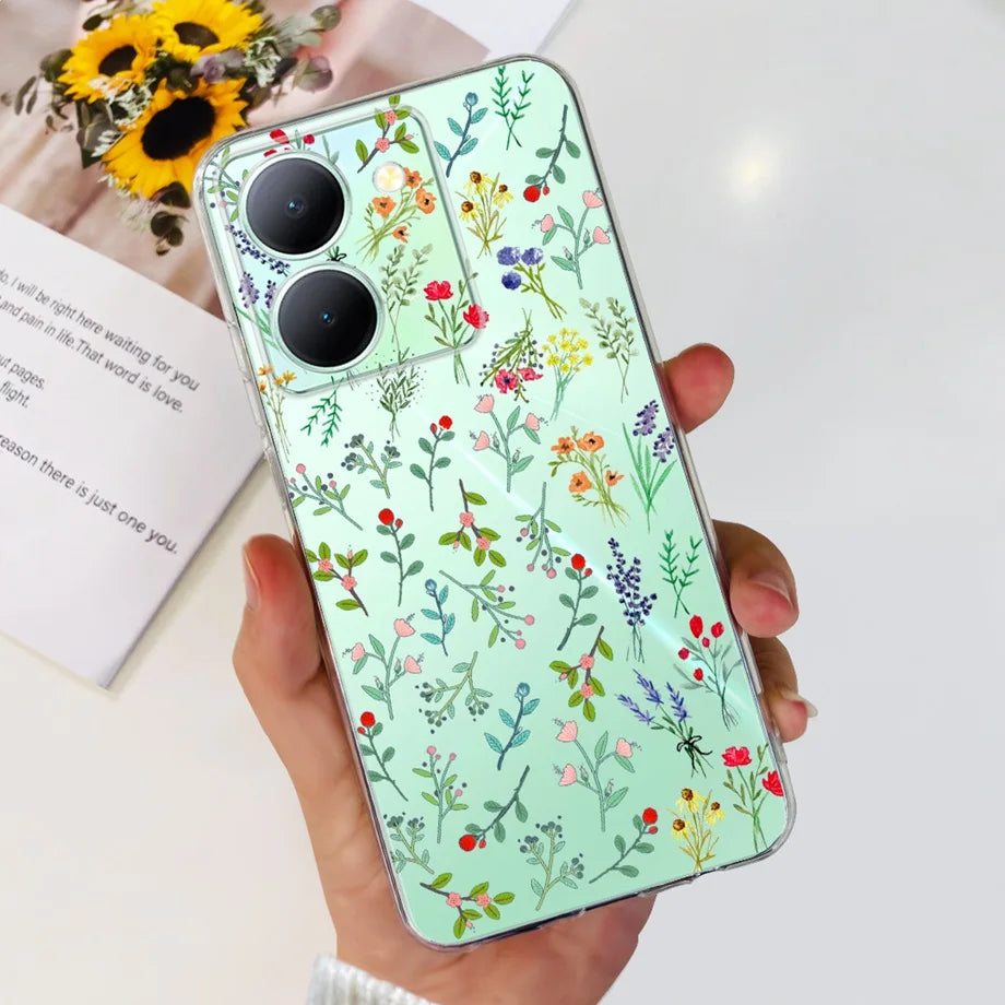 For Vivo Y36 5G Phone Case Vivo Y36 V2247 Back Cover Transparent Soft tpu Silicone Coque Fundas For Vivo Y31 Y 36 4G Bumper